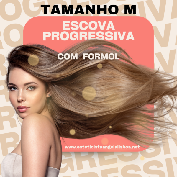 Escova progressiva com formol tamanho M