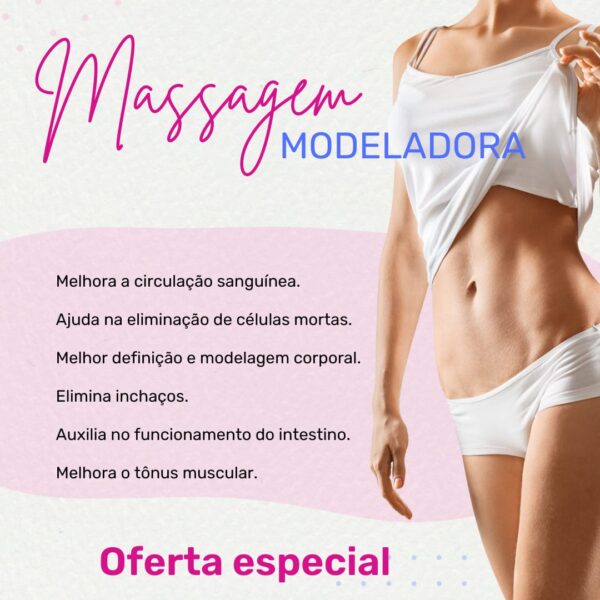 MODELAGEM COM ENDERMOLOGIA COM ATIVOS ESTÉTICO PLUS!! UMA SESSÃO.