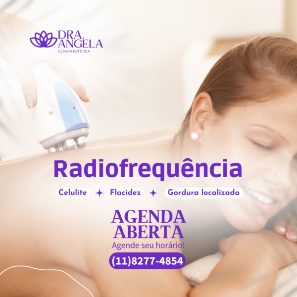 Radiofrequência com uma sessão com Aplicações em três regiões do corpo, braço abdômen coxas.
